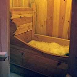 box bed at Stong
