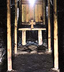 Viking age church at Geirssta�ir