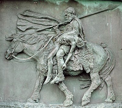 sculpture of Egill and B��varr