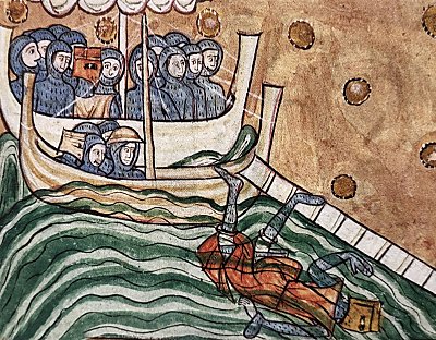 King �lafr in the water